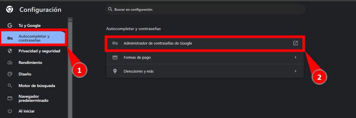 gestor de contraseñas de google recuperar instagram